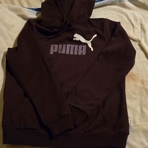 Puma womens essential logo fleece hoodie NWT